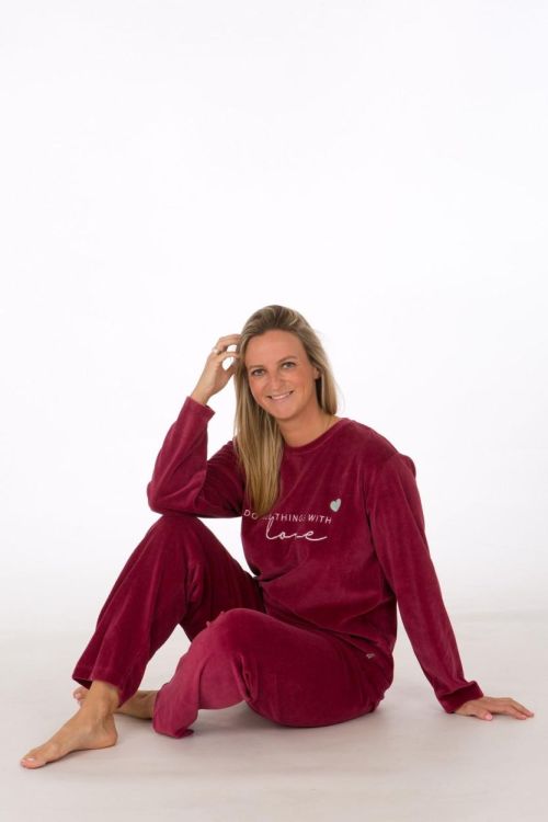 Perlina DPY VELOURS TONIA (252-P374 / 159 WINE) - WeekendMode