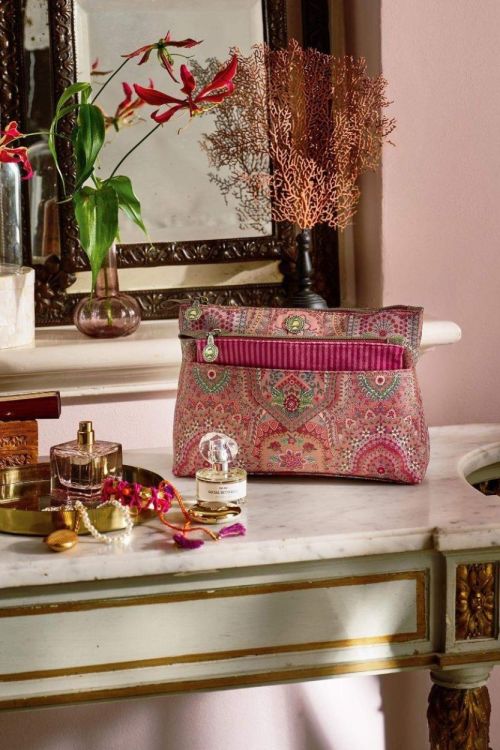 Pip studio Caryn Cosmetic Bags Combi Red (W25-PIP51.274.299-UNI) - WeekendMode