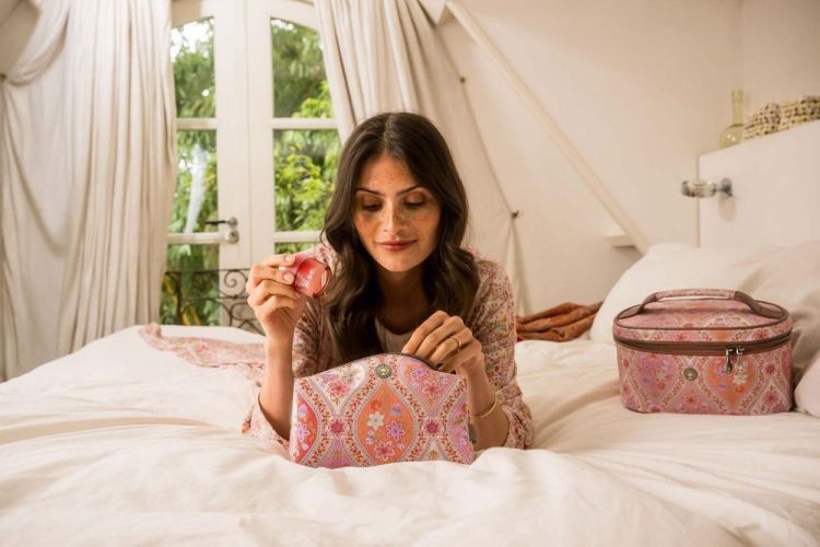 Pip studio Coco Cosmetic Bag Medium Ornamento Orange (PIP51.274.305) - WeekendMode