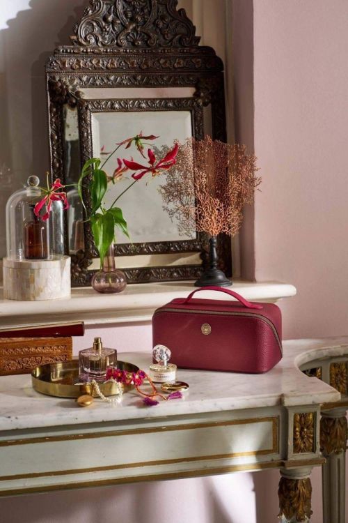 Pip studio Cyrille Cosmetic Bag Medium Red (W25-PIP51.274.287-UNI) - WeekendMode