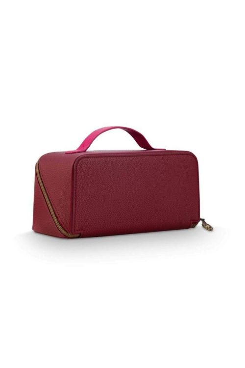 Pip studio Cyrille Cosmetic Bag Medium Red (W25-PIP51.274.287-UNI) - WeekendMode