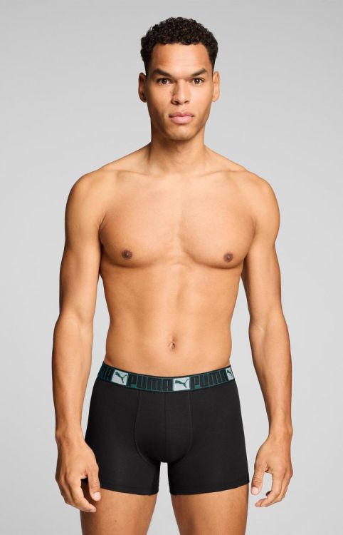 Puma PUMA MEN LOGO ELASTIC BOXERS 2P (701236906/001) - WeekendMode