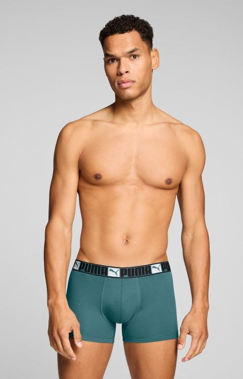 Puma PUMA MEN LOGO ELASTIC BOXERS 2P (701236906/001) - WeekendMode