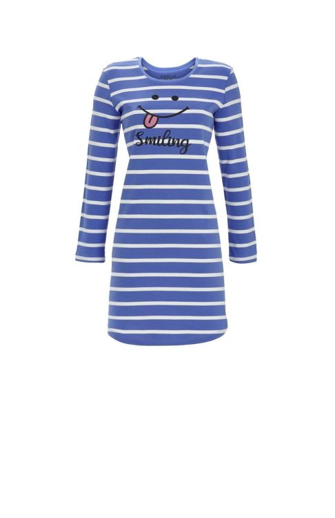 Ringella Geringeltes Sleepshirt mit Motivdruck (5511027/232) - WeekendMode