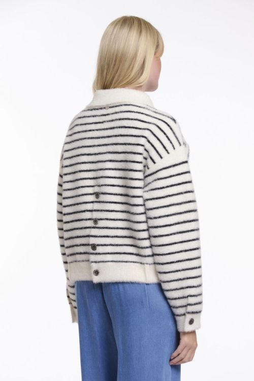 Rino&Pelle Boxy jacket (Bubbly.5012621/Black white striped) - WeekendMode