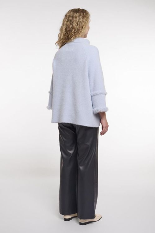 Rino&Pelle Cape with fringe details (Sabe.5002621/Light blue) - WeekendMode