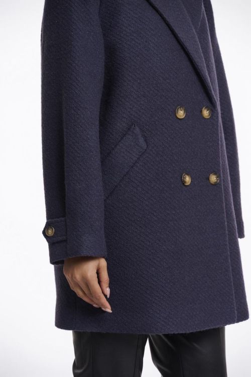 Rino&Pelle Double breasted coat (Serena.7002512/Night grey) - WeekendMode