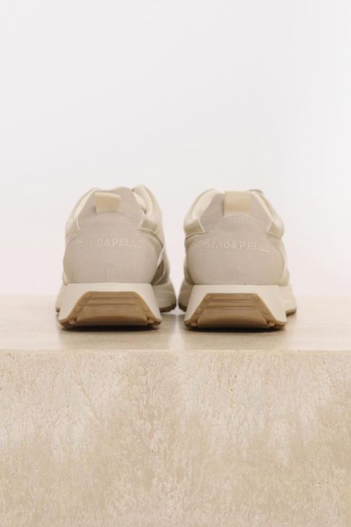 Rino&Pelle Mixed material sneaker (Fieve.1002621/Taupe light gold) - WeekendMode