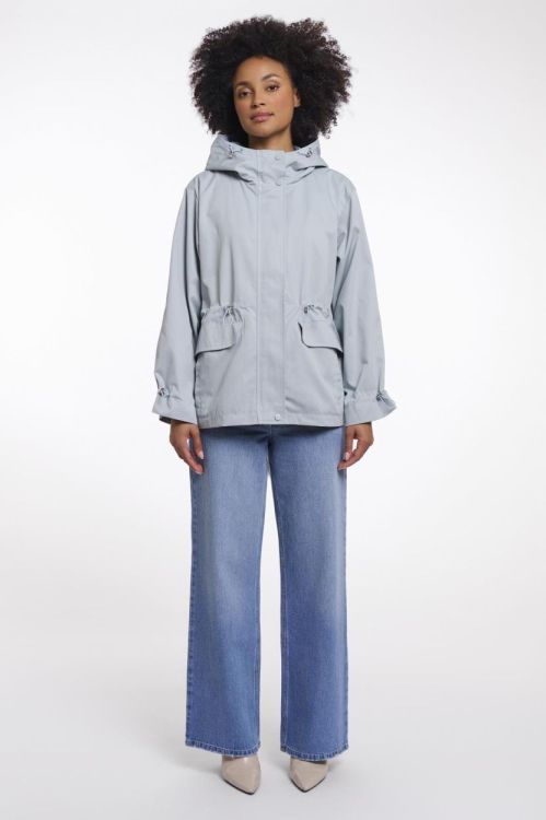 Rino&Pelle Short parka with hood (Liya.7002621/Light blue) - WeekendMode