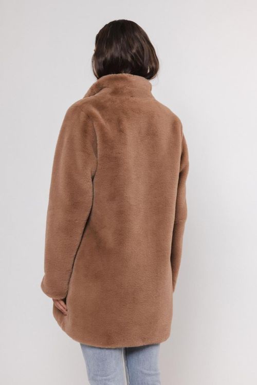 Rino&Pelle Single breasted fake fur coat (Nonna.7002411/Twig) - WeekendMode