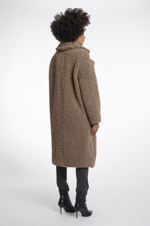 Rino&Pelle Teddy double breasted coat (Elicia.7002512/Toffee) - WeekendMode