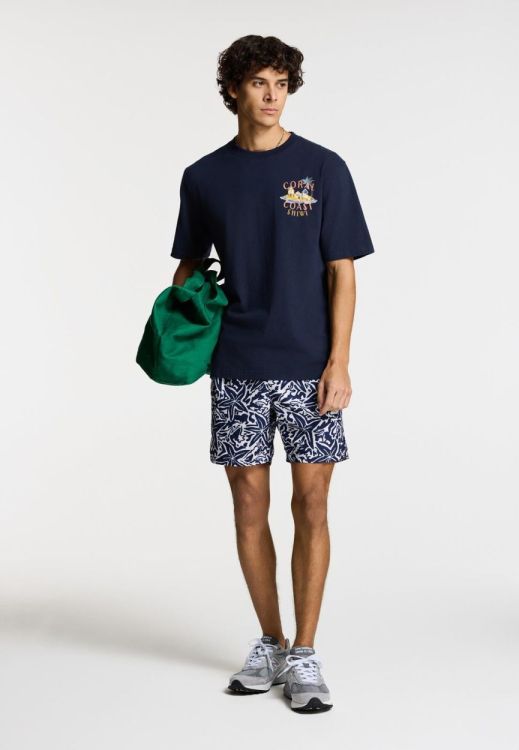 Shiwi Men FINN relaxed t-shirt coral coast (1425501967/6054) - WeekendMode