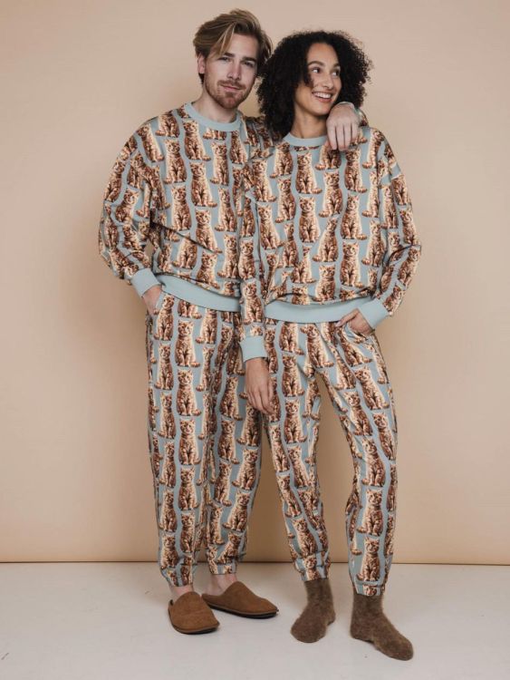 SNURK Bowie Pyjama Heren (sbowie + pbowie/groen heren) - WeekendMode