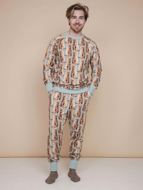 SNURK Bowie Pyjama Heren (sbowie + pbowie/groen heren) - WeekendMode