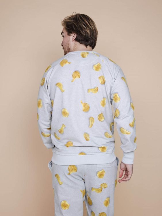 SNURK Chips Pyjama Heren (schips + pchips/grijs heren) - WeekendMode