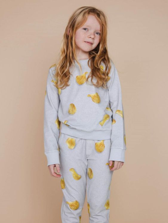 SNURK Chips Pyjama Kids (schips + pchips/grijs kids) - WeekendMode