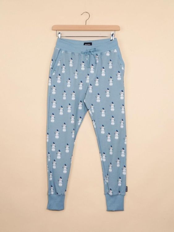 SNURK Mr. Snowman Pyjama Kids (ssnow + psnow/blauw kids) - WeekendMode