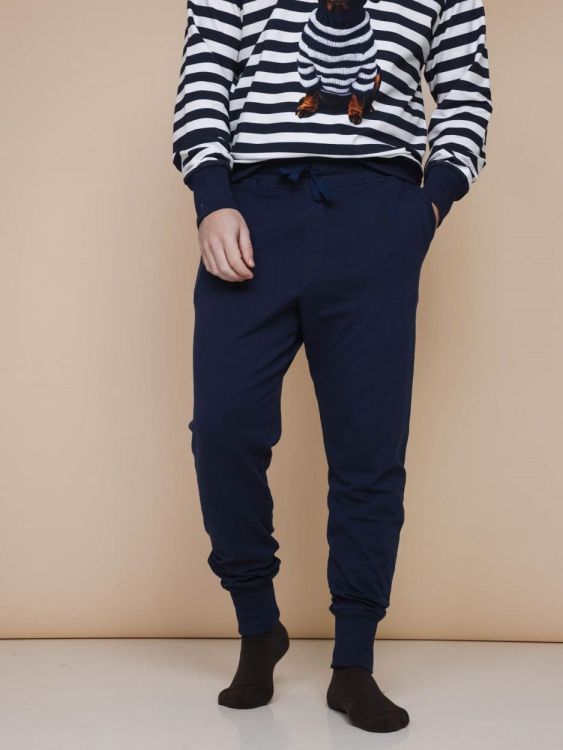 SNURK Pierre Pyjama Heren (spierm + pnavy25/blauw heren) - WeekendMode