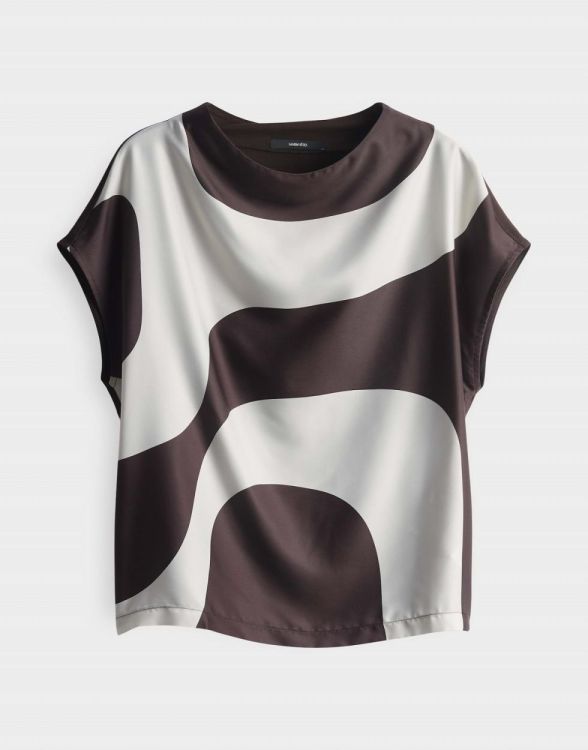 Someday Kesora print Bloes (10416213178354/20026 Dark espresso) - WeekendMode