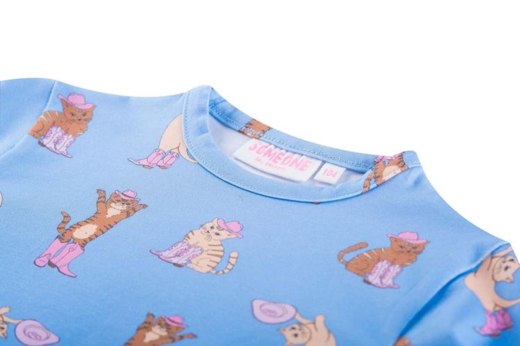 Someone Pyjama (WAKEUP-SG-66-A/LIGHT BLUE) - WeekendMode