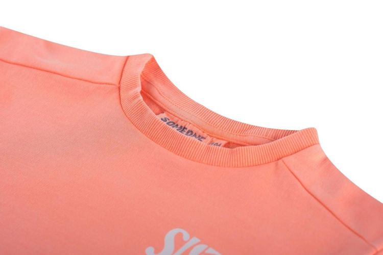 Someone SWEATER LONG SLEEVES (BONE-SB-16-A/FLUO ORANGE) - WeekendMode