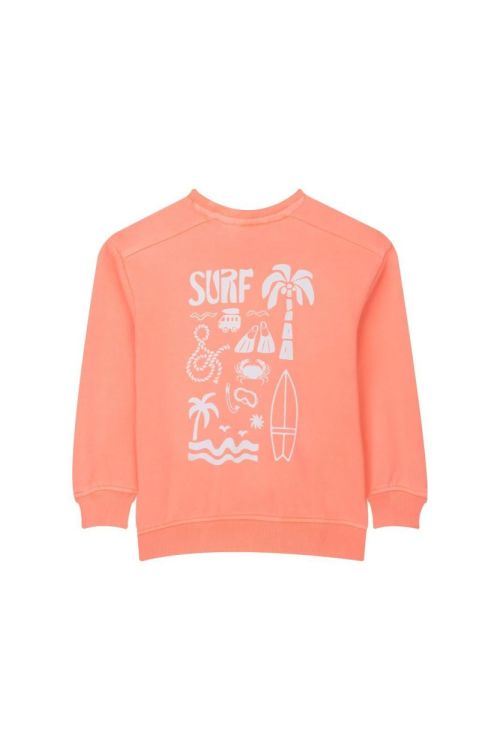 Someone SWEATER LONG SLEEVES (BONE-SB-16-A/FLUO ORANGE) - WeekendMode