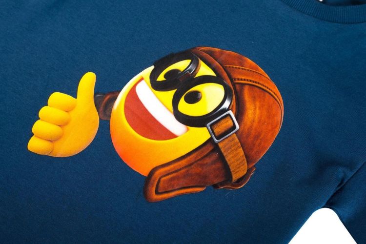 Someone T-Shirt (AUGUST-SB-02-O/DARK BLUE) - WeekendMode