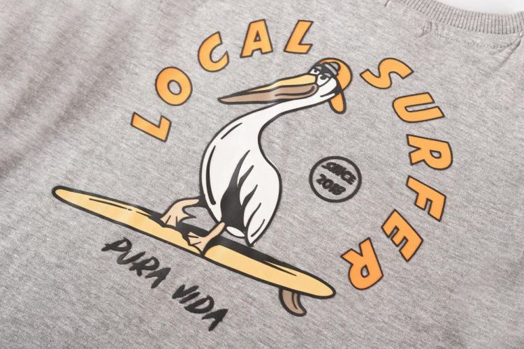 Someone T-Shirt (WAVEY-SB-02-C/GREY MELANGE) - WeekendMode