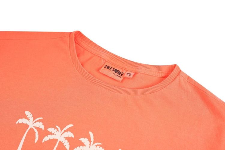 Someone T-Shirt (ZOE-G-02-C/FLUO ORANGE) - WeekendMode