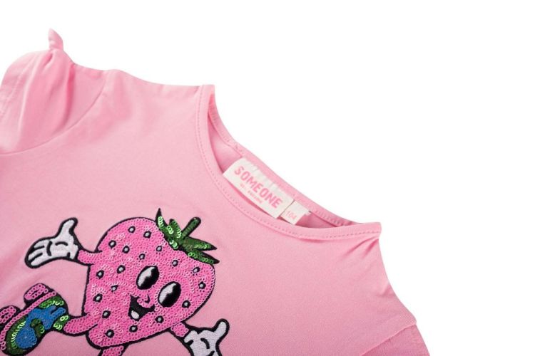 Someone T-Shirt (OONA-SG-02-D/PINK) - WeekendMode