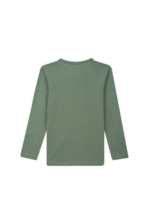 Someone T-Shirt Lange Mouwen (GAMEOVER-SB-03-D/Light Khaki) - WeekendMode