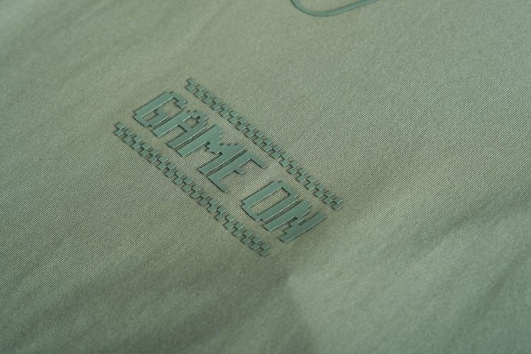 Someone T-Shirt Lange Mouwen (GAMEOVER-SB-03-D/Light Khaki) - WeekendMode