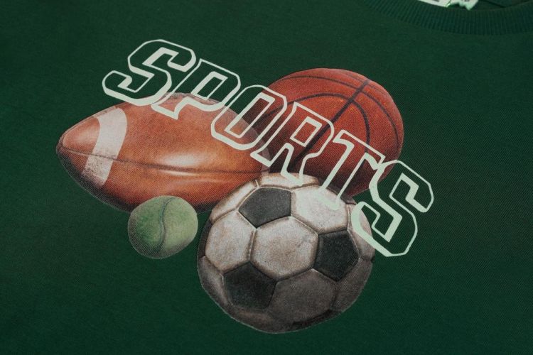 Someone T-Shirt Lange Mouwen (KYLIAN-SB-03-D/MEDIUM GREEN) - WeekendMode