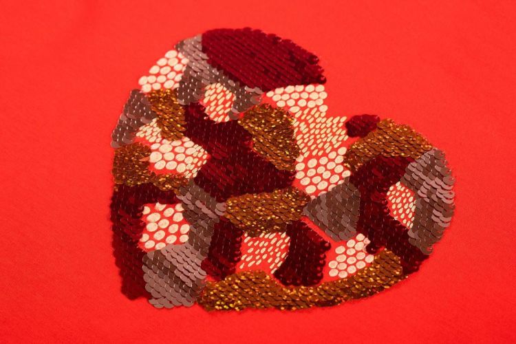 Someone T-Shirt Lange Mouwen (FAUVE-SG-03-C/RED) - WeekendMode