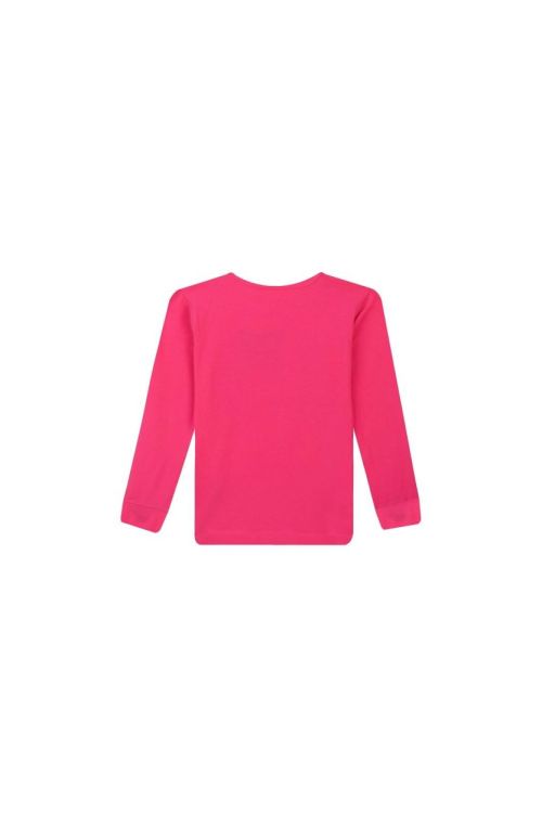 Someone T-Shirt Lange Mouwen (FAUVE-SG-03-I/DARK PINK) - WeekendMode