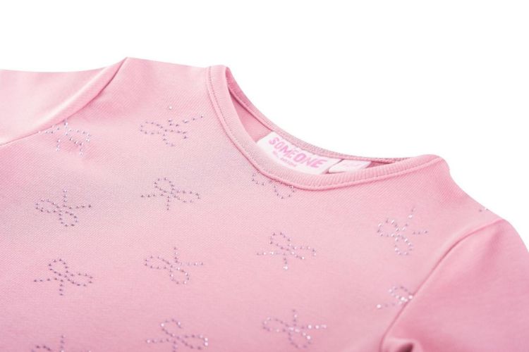 Someone T-Shirt Lange Mouwen (LIZANNE-SG-03-B/Light Pink) - WeekendMode