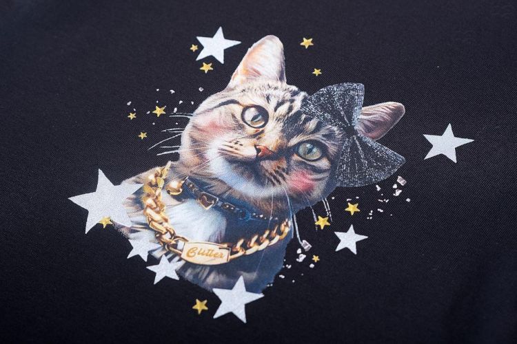 Someone T-Shirt Lange Mouwen (WILLA-SG-03-A/BLACK) - WeekendMode