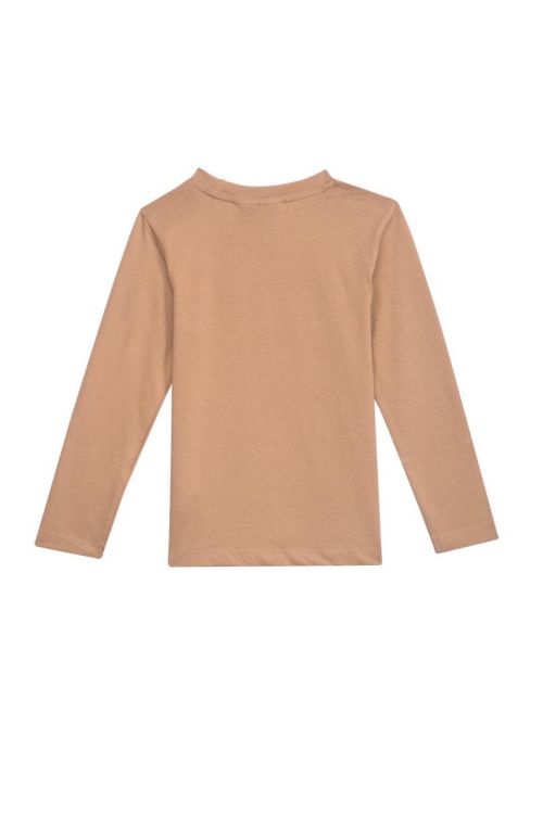 Someone T-SHIRT LONG SLEEVES (BRUNCH-SB-03-E/DARK BEIGE) - WeekendMode