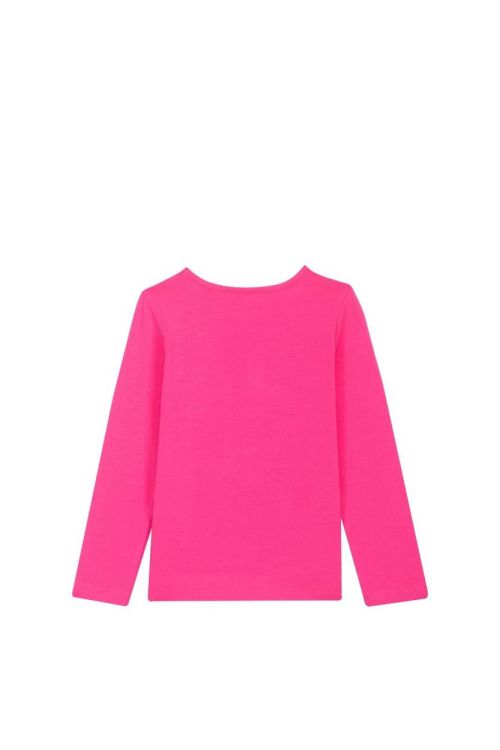 Someone T-SHIRT LONG SLEEVES (JOLIJN-SG-03-B/DARK PINK) - WeekendMode