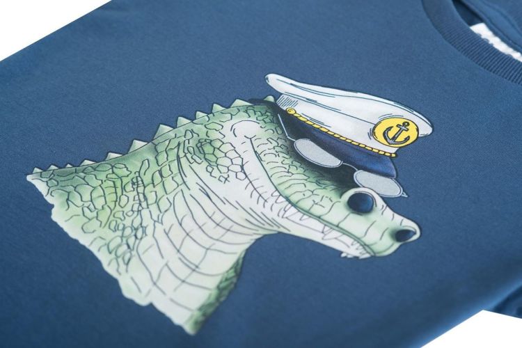 Someone T-SHIRT SHORT SLEEVES (RUBEN-SB-02-C/DARK BLUE) - WeekendMode
