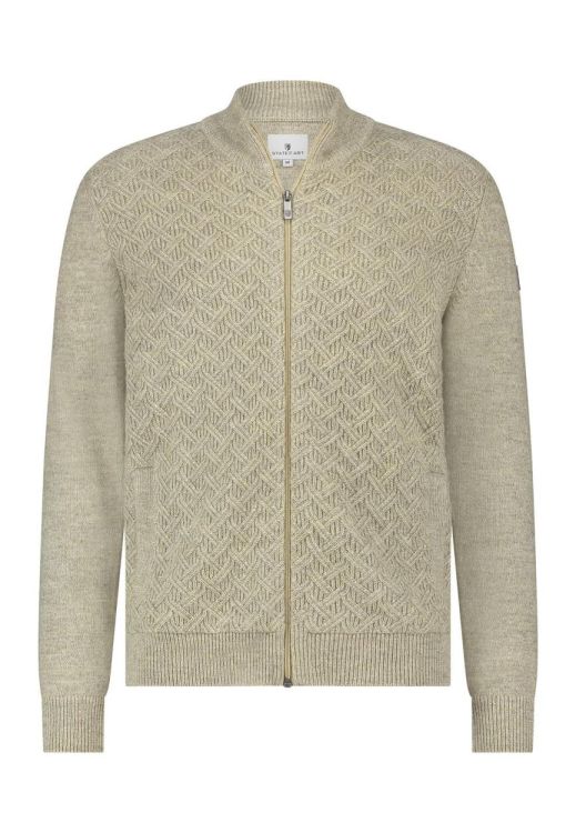 State of Art Cardigan Plain - Pockets - Zipper Closur (161-24022-1600) - WeekendMode