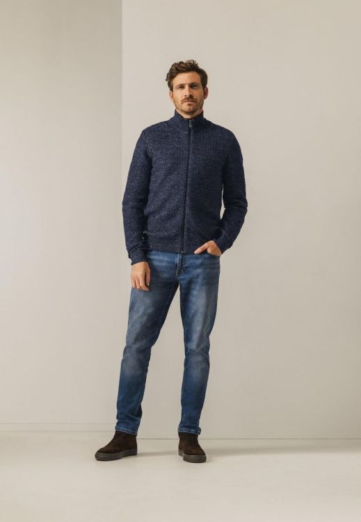 State of Art Cardigan Plain - Zipper Closure (161-25062-5957) - WeekendMode