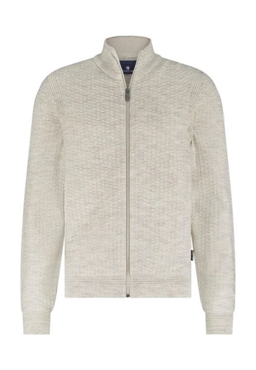 State of Art Cardigan Plain - Zipper Closure (161-25062-9114) - WeekendMode