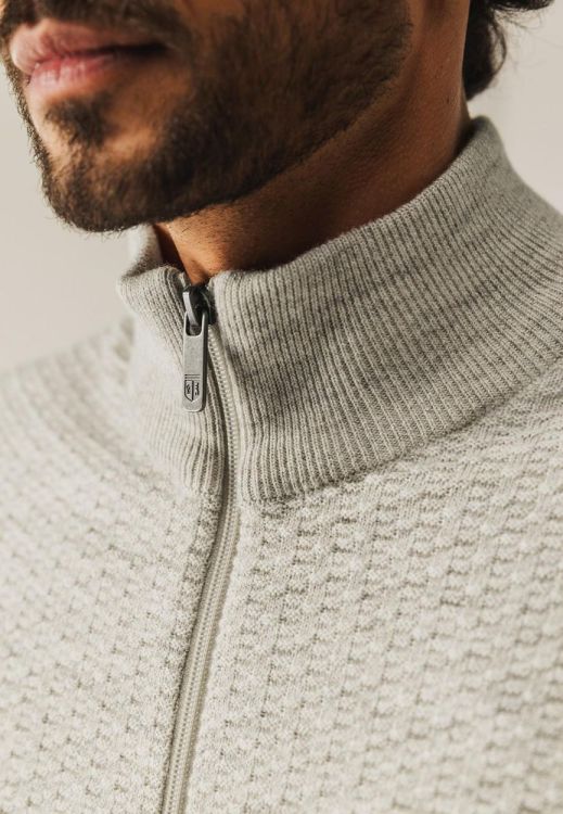 State of Art Cardigan Plain - Zipper Closure (161-25062-9114) - WeekendMode