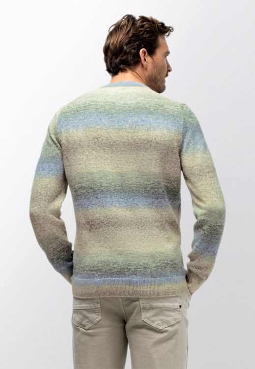 State of Art Pullover Crew-Neck Striped - Space Dye Y (112-16032-1434) - WeekendMode