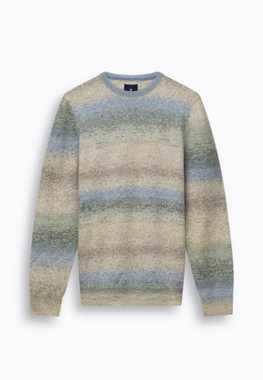 State of Art Pullover Crew-Neck Striped - Space Dye Y (112-16032-1434) - WeekendMode