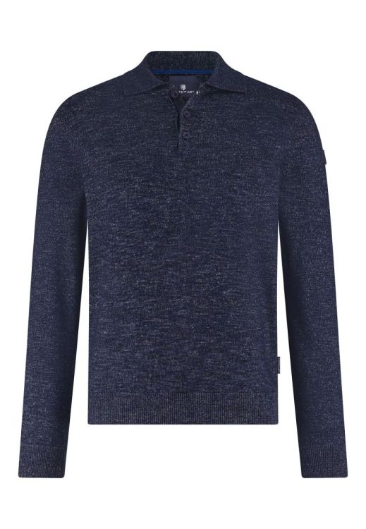 State of Art Pullover Polo Plain (141-25064-5957) - WeekendMode