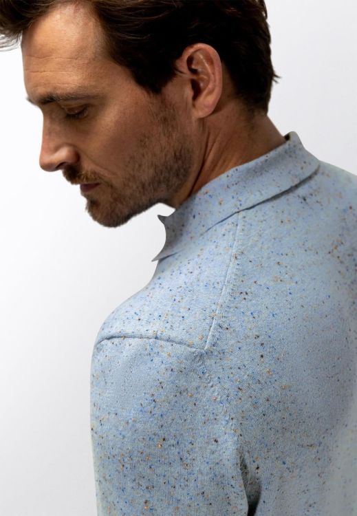 State of Art Pullover Polo Plain - Neppy Yarn (141-16029-5300) - WeekendMode