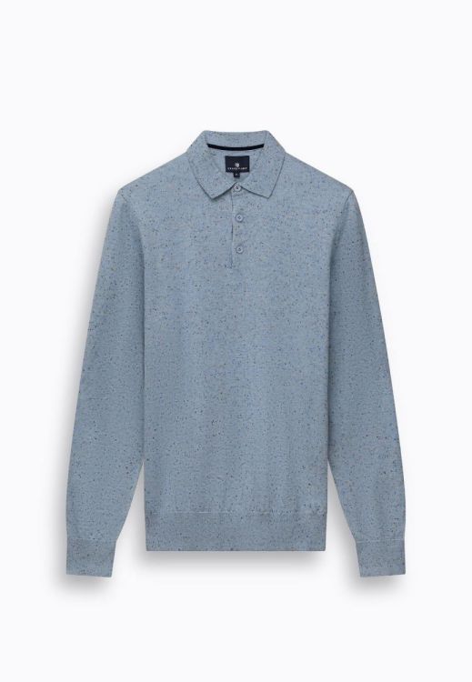 State of Art Pullover Polo Plain - Neppy Yarn (141-16029-5300) - WeekendMode