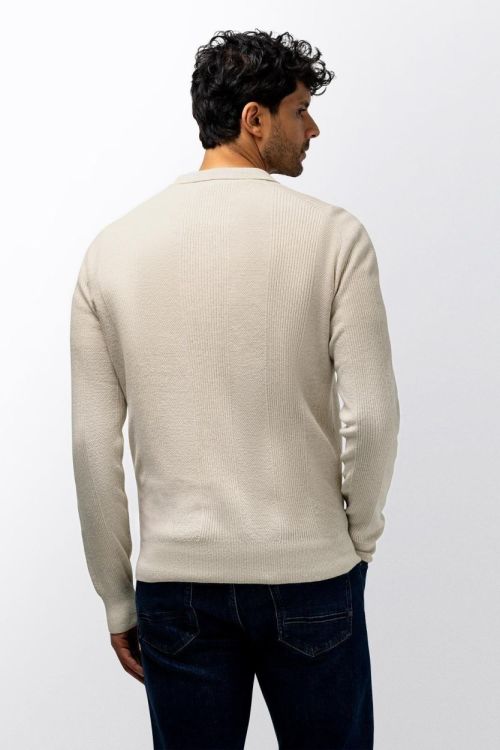 State of Art Pullover Polo Plain - Zip Closure (141-16045-1400) - WeekendMode